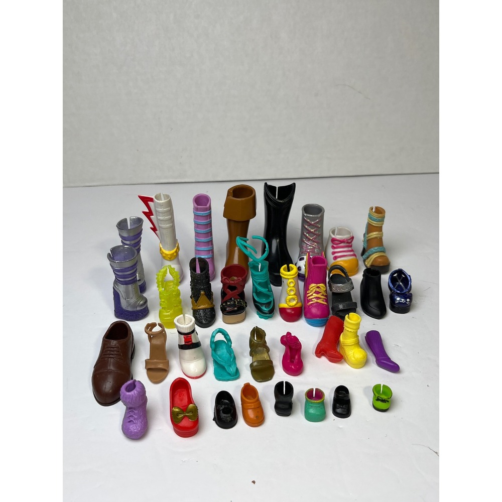 Mixed SINGLES Fashion Doll Shoes Lot Boots Heels Accessories Craft‎ Replacement
